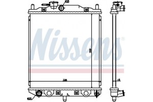 Nissens Ψυγείο, Ψύξη Κινητήρα - 61762