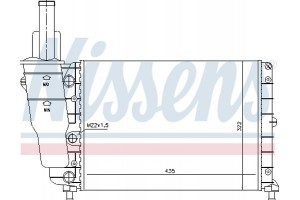 Nissens Ψυγείο, Ψύξη Κινητήρα - 61856