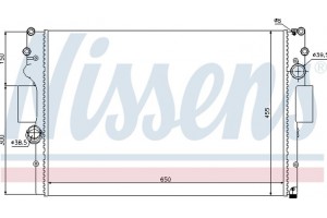 Nissens Ψυγείο, Ψύξη Κινητήρα - 61981