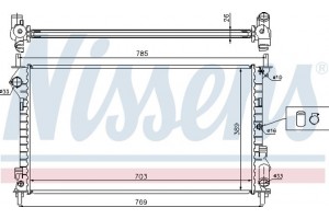Nissens Ψυγείο, Ψύξη Κινητήρα - 62015A