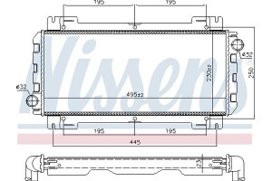 Nissens Ψυγείο, Ψύξη Κινητήρα - 62093
