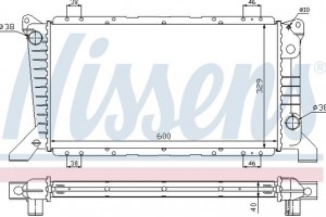 Nissens Ψυγείο, Ψύξη Κινητήρα - 62241A