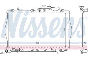 Nissens Ψυγείο, Ψύξη Κινητήρα - 622971