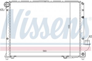 Nissens Ψυγείο, Ψύξη Κινητήρα - 62327