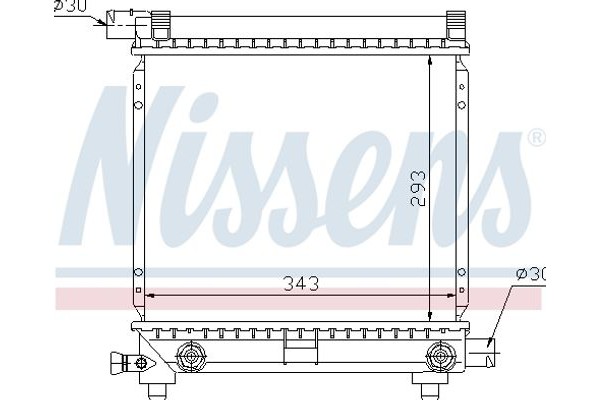 Nissens Ψυγείο, Ψύξη Κινητήρα - 62550