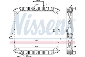 Nissens Ψυγείο, Ψύξη Κινητήρα - 62564