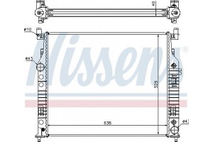 Nissens Ψυγείο, Ψύξη Κινητήρα - 62577A