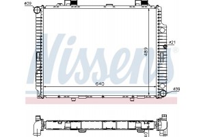 Nissens Ψυγείο, Ψύξη Κινητήρα - 62598A
