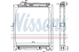 Nissens Ψυγείο, Ψύξη Κινητήρα - 62647A