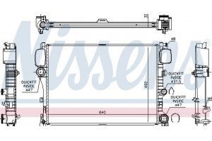 Nissens Ψυγείο, Ψύξη Κινητήρα - 627025