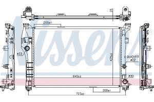 Nissens Ψυγείο, Ψύξη Κινητήρα - 627044