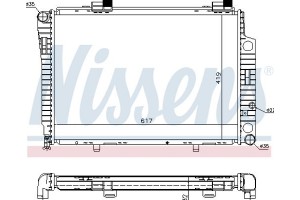 Nissens Ψυγείο, Ψύξη Κινητήρα - 62750A