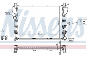 Nissens Ψυγείο, Ψύξη Κινητήρα - 62774A