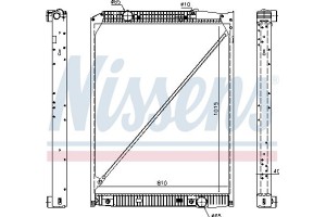Nissens Ψυγείο, Ψύξη Κινητήρα - 62791A