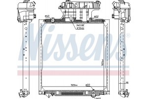 Nissens Ψυγείο, Ψύξη Κινητήρα - 62873