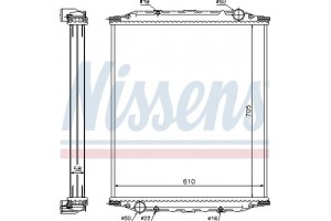 Nissens Ψυγείο, Ψύξη Κινητήρα - 628780