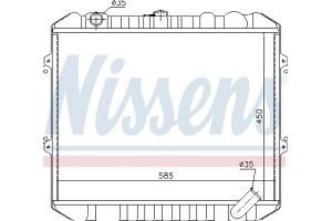 Nissens Ψυγείο, Ψύξη Κινητήρα - 628953