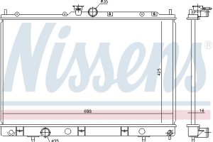 Nissens Ψυγείο, Ψύξη Κινητήρα - 628964