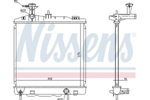 Nissens Ψυγείο, Ψύξη Κινητήρα - 628988
