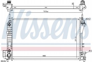 Nissens Ψυγείο, Ψύξη Κινητήρα - 630703
