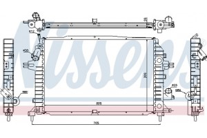 Nissens Ψυγείο, Ψύξη Κινητήρα - 630705