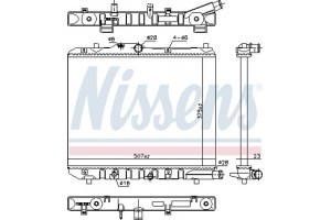 Nissens Ψυγείο, Ψύξη Κινητήρα - 630708