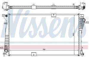 Nissens Ψυγείο, Ψύξη Κινητήρα - 630709