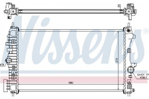 Nissens Ψυγείο, Ψύξη Κινητήρα - 630716