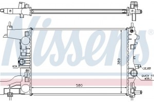 Nissens Ψυγείο, Ψύξη Κινητήρα - 630725