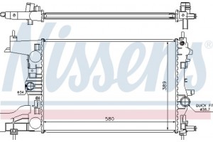 Nissens Ψυγείο, Ψύξη Κινητήρα - 630726
