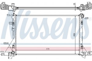 Nissens Ψυγείο, Ψύξη Κινητήρα - 630733