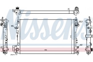 Nissens Ψυγείο, Ψύξη Κινητήρα - 630742