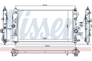 Nissens Ψυγείο, Ψύξη Κινητήρα - 630763
