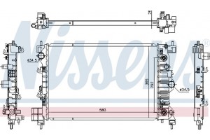 Nissens Ψυγείο, Ψύξη Κινητήρα - 630778