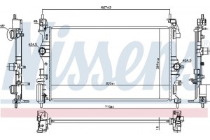 Nissens Ψυγείο, Ψύξη Κινητήρα - 630783