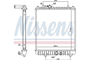 Nissens Ψυγείο, Ψύξη Κινητήρα - 630787