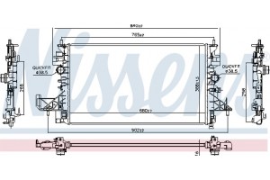 Nissens Ψυγείο, Ψύξη Κινητήρα - 630798