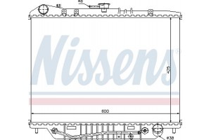 Nissens Ψυγείο, Ψύξη Κινητήρα - 63117