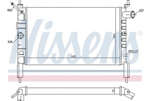 Nissens Ψυγείο, Ψύξη Κινητήρα - 632761