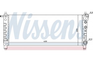 Nissens Ψυγείο, Ψύξη Κινητήρα - 63297