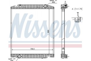 Nissens Ψυγείο, Ψύξη Κινητήρα - 63330A