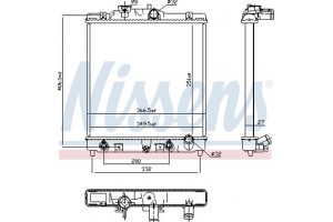 Nissens Ψυγείο, Ψύξη Κινητήρα - 63340