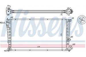 Nissens Ψυγείο, Ψύξη Κινητήρα - 63508