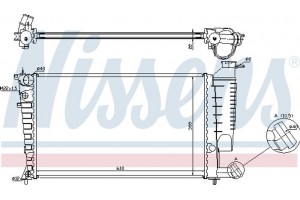 Nissens Ψυγείο, Ψύξη Κινητήρα - 635181