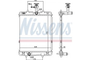 Nissens Ψυγείο, Ψύξη Κινητήρα - 636015