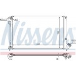 Nissens Ψυγείο, Ψύξη Κινητήρα - 63739