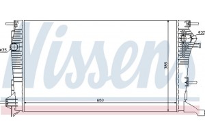 Nissens Ψυγείο, Ψύξη Κινητήρα - 637607