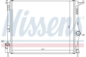 Nissens Ψυγείο, Ψύξη Κινητήρα - 637609