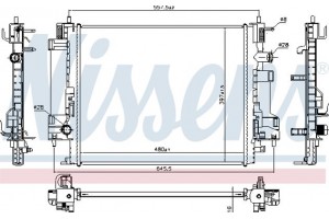 Nissens Ψυγείο, Ψύξη Κινητήρα - 637662