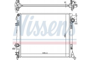 Nissens Ψυγείο, Ψύξη Κινητήρα - 637663
